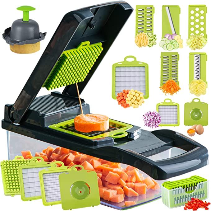 16-In-1 Multifunctional Vegetable Chopper & Slicer